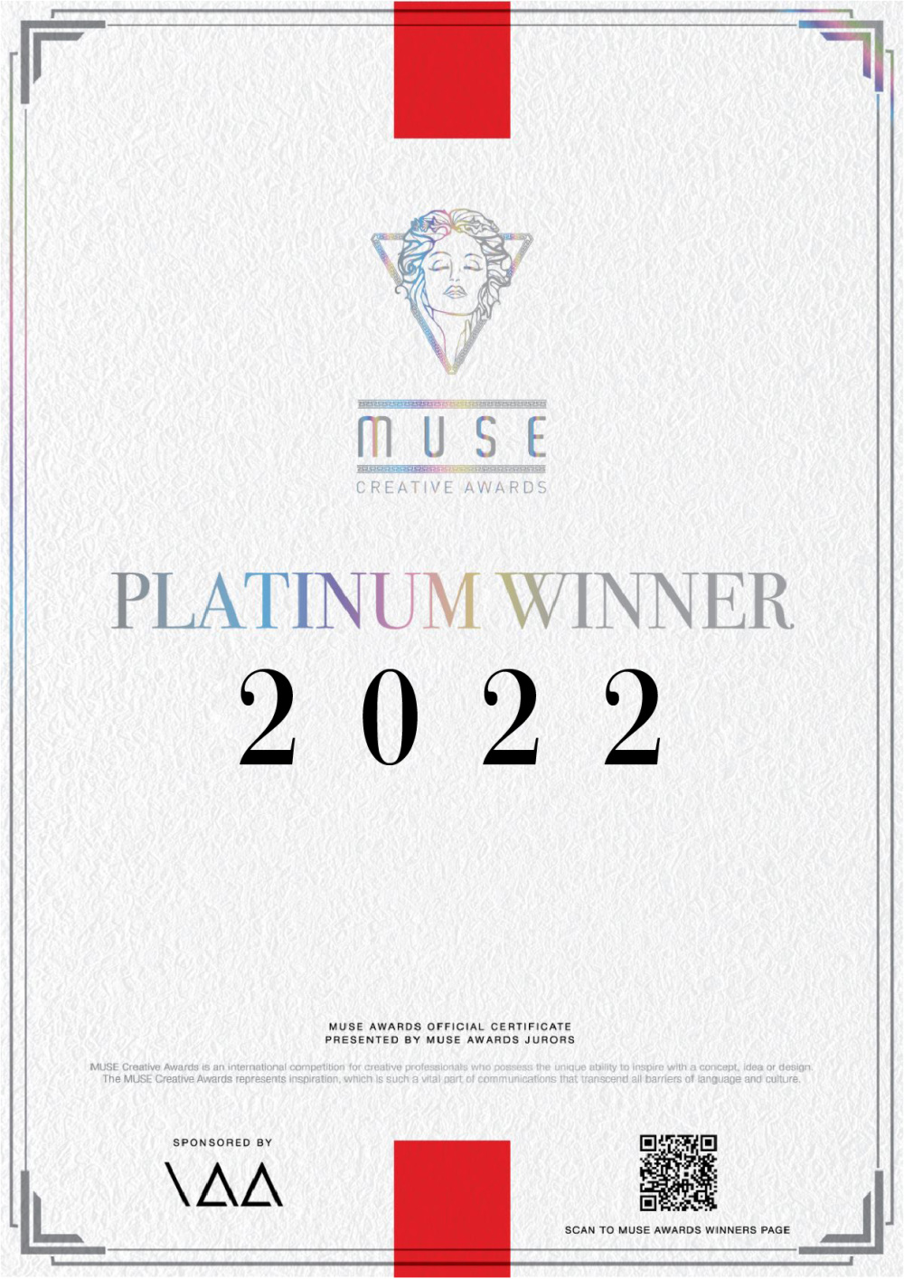 2022 MUSE Certificate