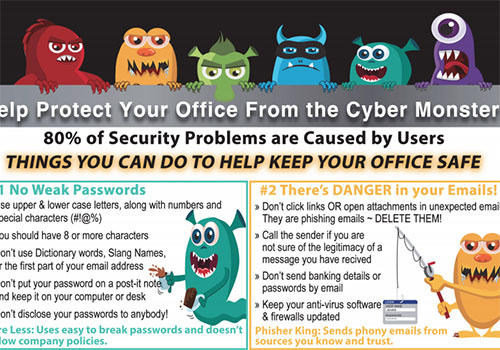 MUSE Advertising Awards - Protect Your Office From the Cyber Monsters