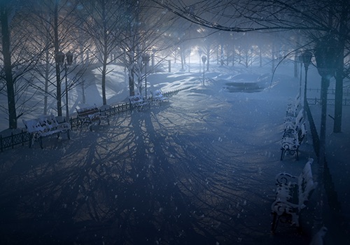 MUSE Winner - ACADEMIC HEALTHPLANS LIGHTS IN THE PARK CINEMATIC ECARD