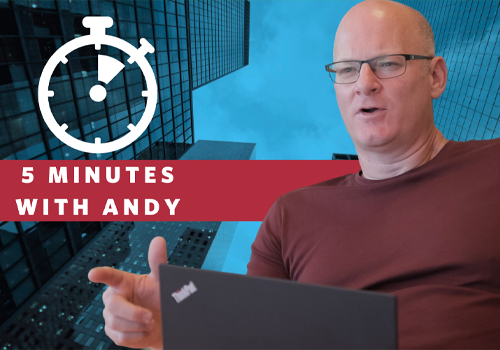 MUSE Winner - Five Minutes with Andy