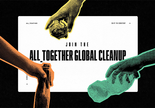 MUSE Winner - Alliance to End Plastic Waste's ALL_TOGETHER Global Cleanup 