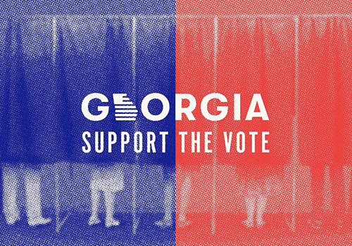 MUSE Advertising Awards - Georgia Support the Vote Brand Identity 
