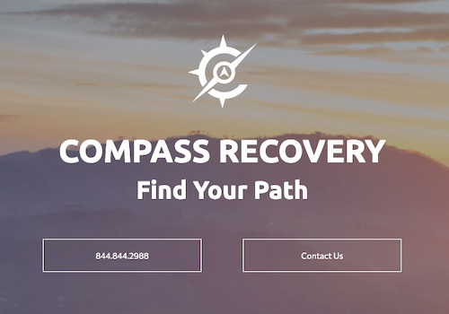 MUSE Winner - Compass Recovery Website Design