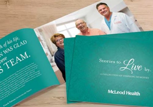 MUSE Winner - McLeod Health Patient Story Brochure Booklet