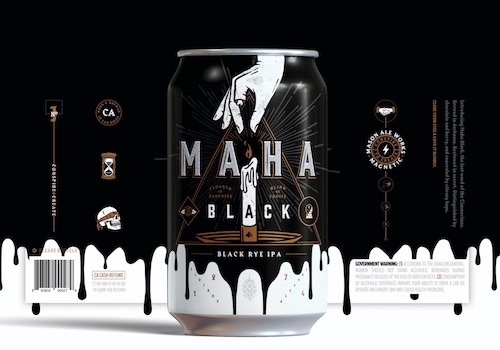 MUSE Winner - MAHA BLACK - Craft Beer Branding
