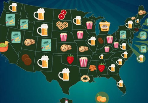 MUSE Winner - Most Popular Game Day Snacks by State