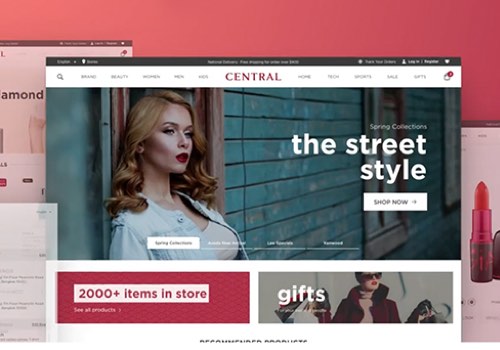 MUSE Winner - Central Department Store Website