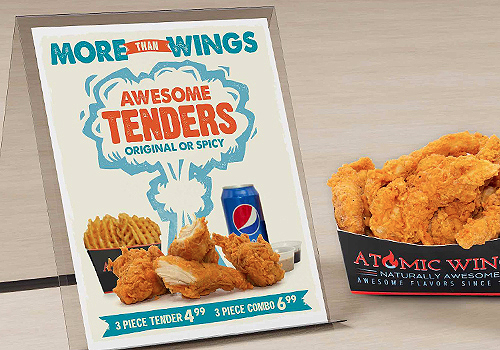 MUSE Advertising Awards - Atomic Wings Awesome Tenders