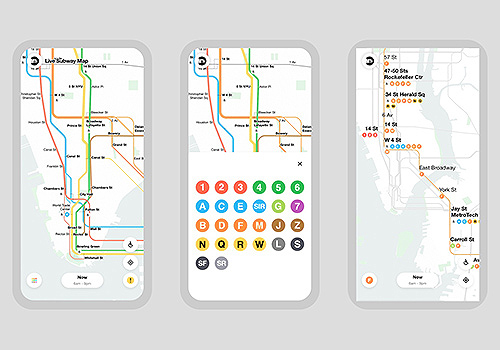 MUSE Advertising Awards - MTA Live Subway Map