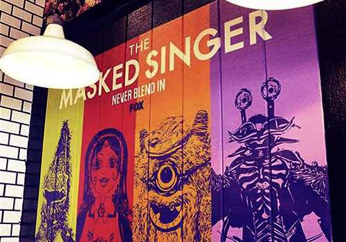 MUSE Advertising Awards - Alfred Coffee + The Masked Singer Coffee Sleeves + Mural