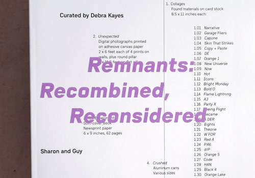 MUSE Advertising Awards - Remnants: Recombined, Reconsidered