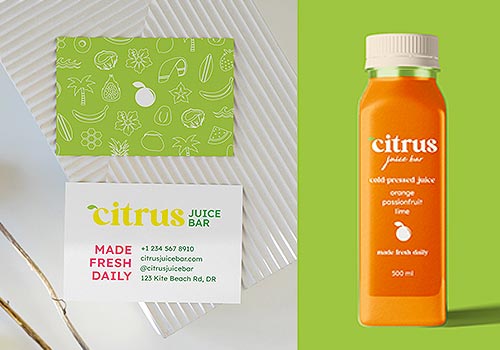 MUSE Advertising Awards - CITRUS Juice Bar logo development