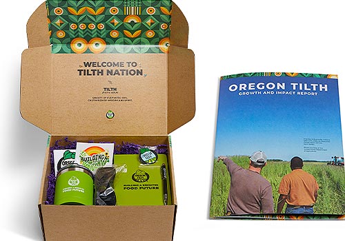 MUSE Advertising Awards - Oregon Tilth Organic Box - A Cultivation of Wisdom & Spirit