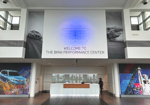 MUSE Advertising Awards - BMW Performance Center Lobby Spartanburg, SC