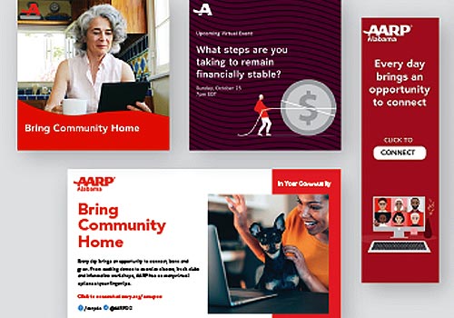 MUSE Advertising Awards - AARP State Event Animated Ad 300x250