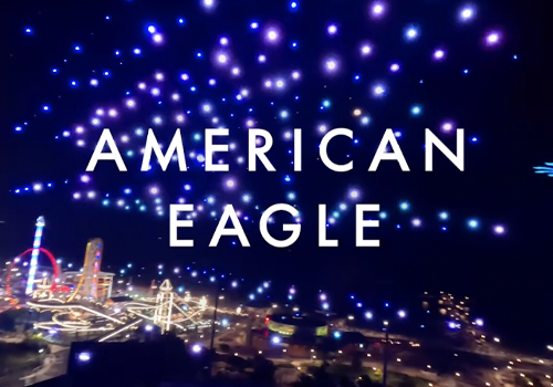 MUSE Advertising Awards - Multi-City Live Your Life American Eagle Drone Show