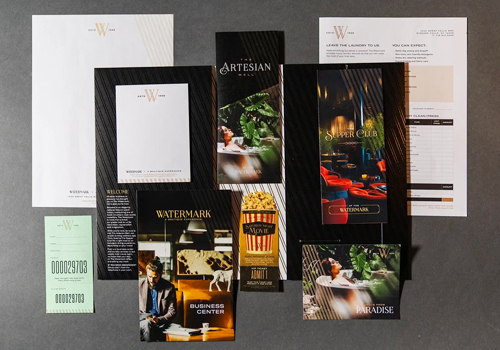 MUSE Winner - Luxury Hospitality Print Marketing Application Sample Kit