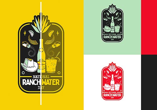 MUSE Advertising Awards - Topo Chico Ranch Water Day Illustration