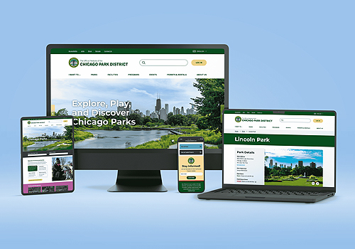 MUSE Winner - Chicago Park District - Website & E-Commerce Platform