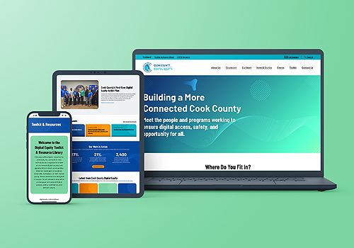 MUSE Winner - Cook County Digital Equity - Website Design