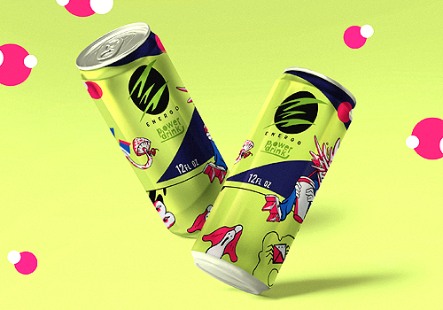 MUSE Advertising Awards - Organic Energy Drink brand identity & Logo Design