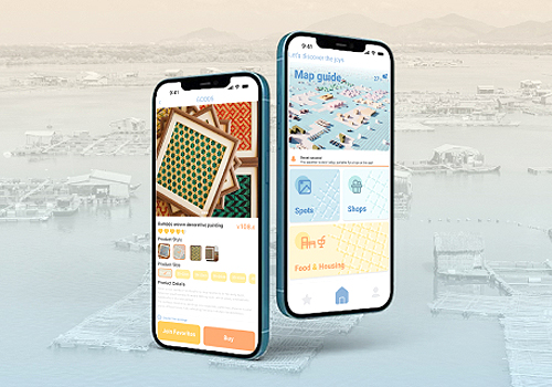 Fishing harbor cloud raft – Mobile App / Cultural, 2025 MUSE Creative Awards Winner