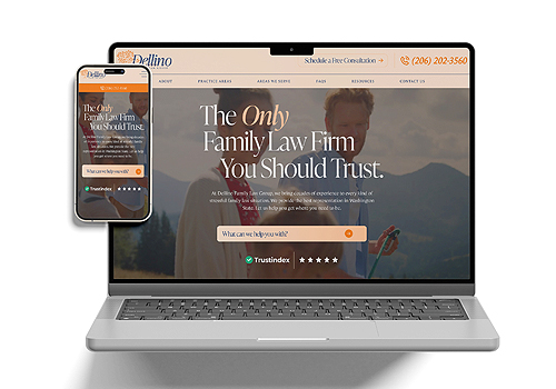 Dellino Family Law – Website / Law & Legal Services, 2025 MUSE Creative Awards Winner