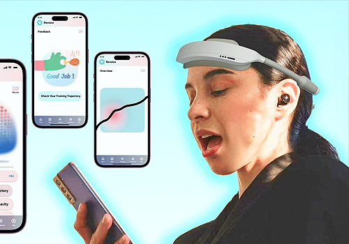 Revoice--Language rehabilitation therapy based on electroenc – Student Submission / Student Portfolio Design , 2025 MUSE Creative Awards Winner