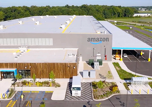 MUSE Winner - Amazon's delivery station showing sustainability strategies 