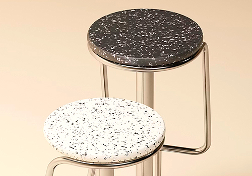 2026 MUSE Creative Awards Winner - Spin barstool from recycled plastic 