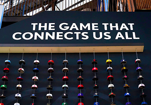 2026 MUSE Creative Awards Winner - Texas Rangers Hat Wall: A Permanent Fan Experience.