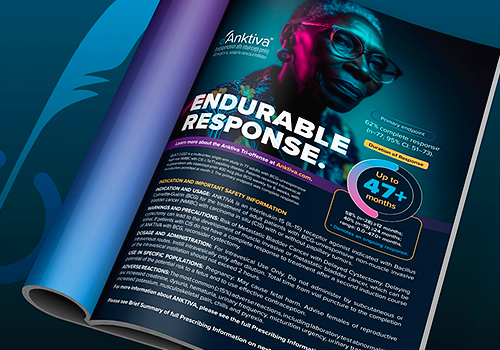 2026 MUSE Creative Awards Winner - Immunity Bio | Anktiva | Print Ad 