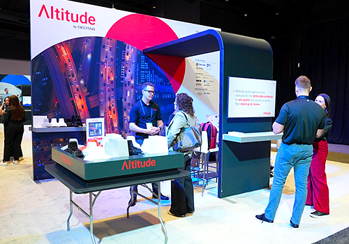 2026 MUSE Creative Awards Winner - Altitude by Geotab “Rush Hour Game” Trade Show Exhibit
