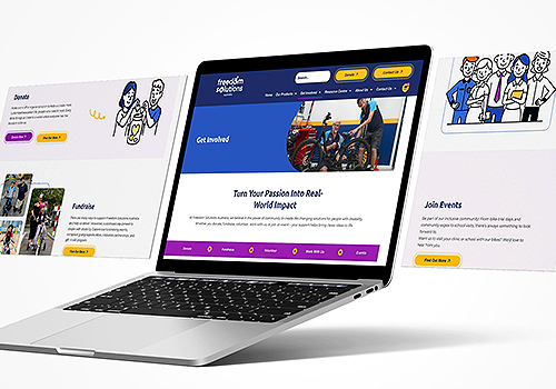 2026 MUSE Creative Awards Winner - Freedom Solutions WCAG 2.2 AA Website Development