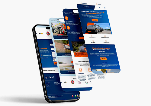 2026 MUSE Creative Awards Winner - Allquip Water Trucks Website Development