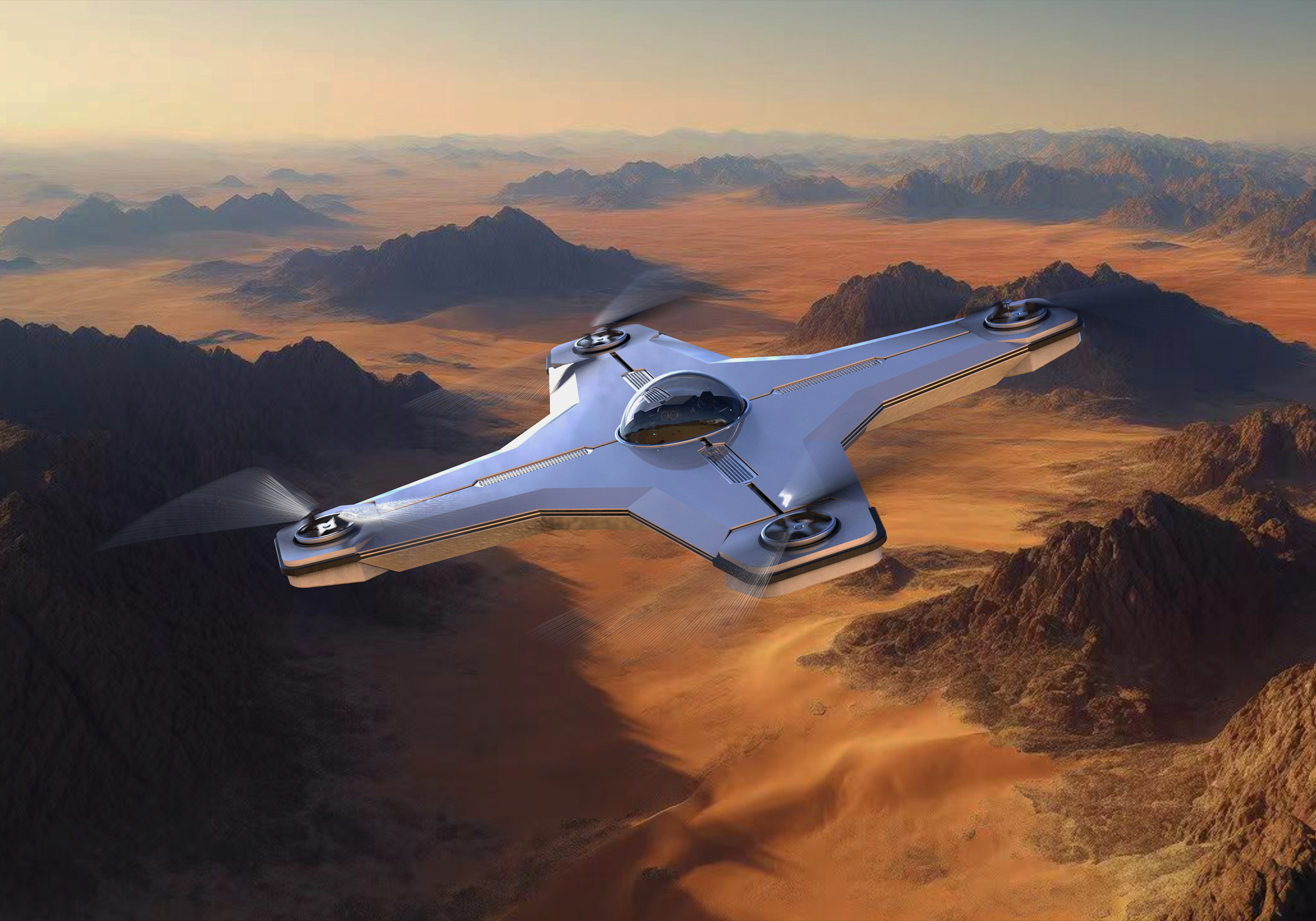 MUSE Winner - Pan Gu Amphibious Intelligent Exploration Drone