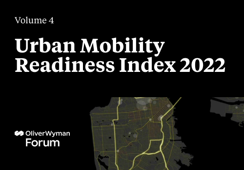 MUSE Advertising Awards - Urban Mobility Readiness Index