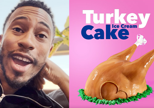 MUSE Advertising Awards - Is it a turkey? Or is it cake? Kalen Allen reacts.