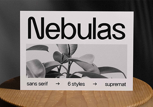 MUSE Advertising Awards - Nebulas Typeface