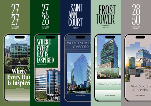 2026 MUSE Creative Awards Winner - The Harwood District | Development of Multiple Brands
