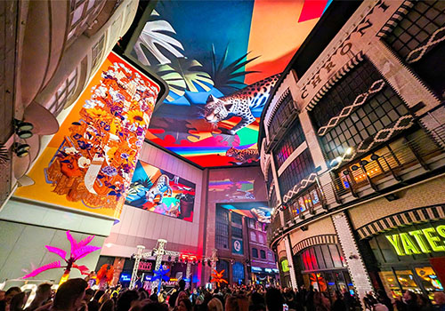 MUSE Winner - Manchester Printworks - Immersive digital environment