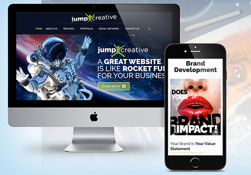 MUSE Winner - Jump Creative Website