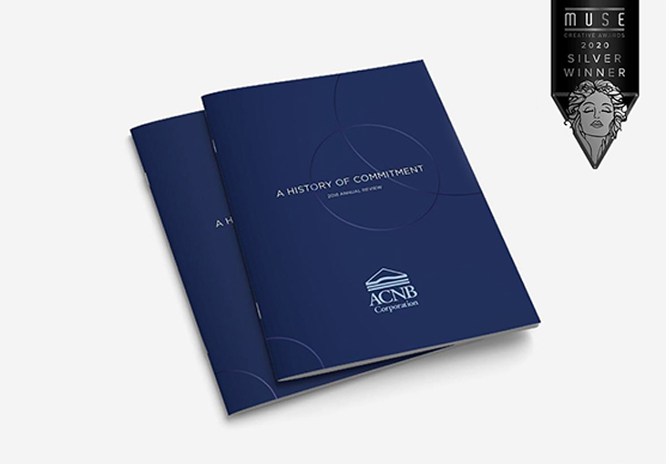 Lisa Gorham Creative Awarded With Silver For ACNB Corporation Annual Report Design!
