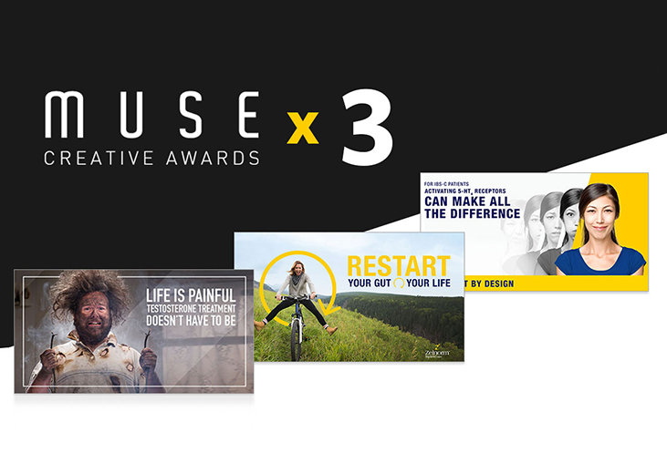 HEARTBEAT Took Home 3 MUSE Awards For Work With Their Incredible Client Partners!
