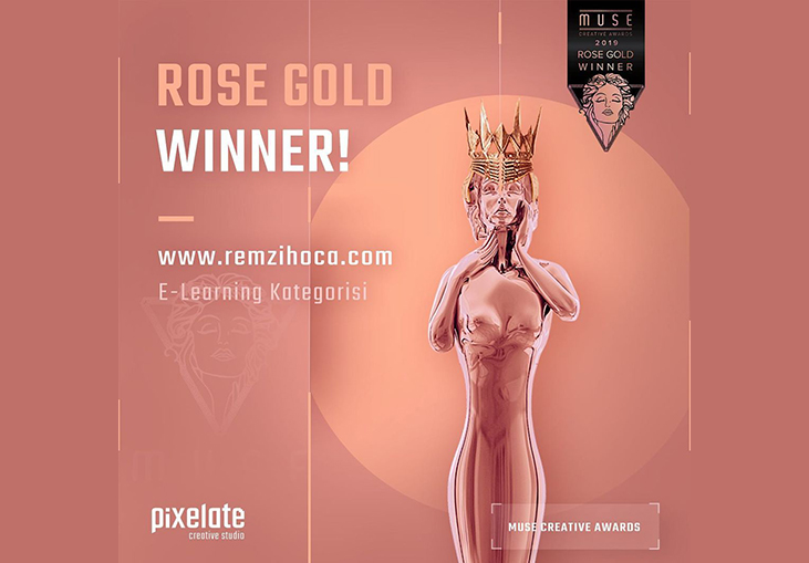 Remzihoca.com Website Awarded The Rose Gold MUSE Award!