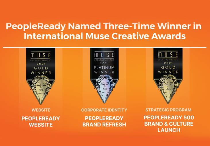 PeopleReady Earns Top Honors in 2021 Muse Creative Awards!