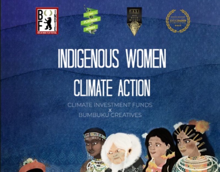 Bumbuku Creative Wins Gold Medal for Indigenous Woman and Climate Change Video!