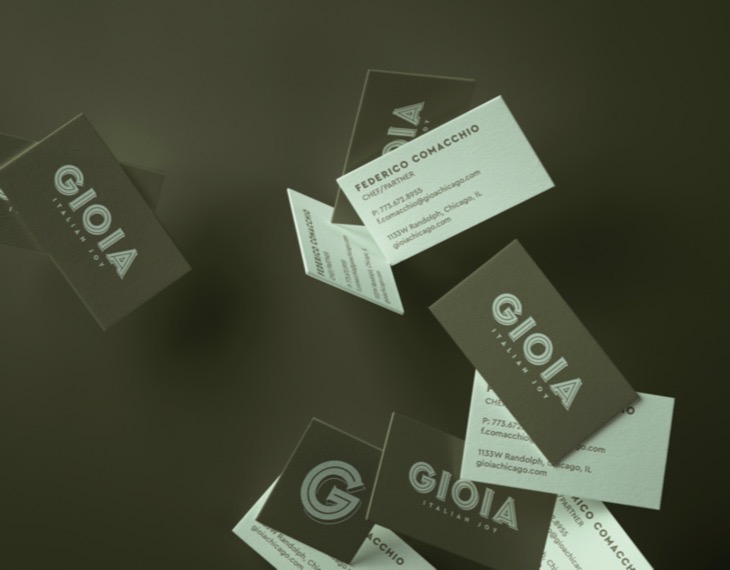 QNY Creative is the Proud Silver Winner for Gioia Restaurant Branding!