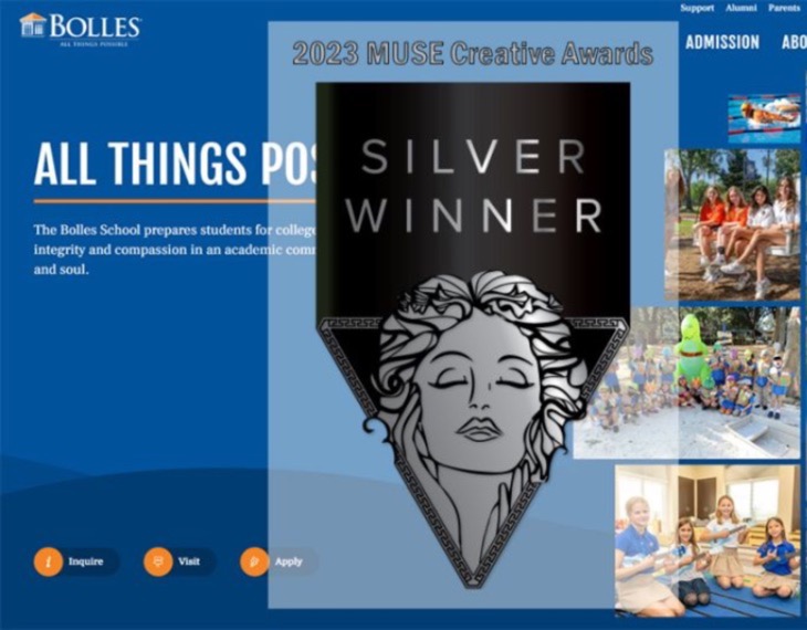 Finalsite Wins Silver Medal for Informative Educational Website!