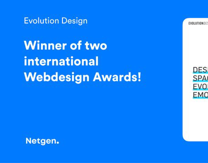 Evolution Design's website has officially won two prestigious awards! 